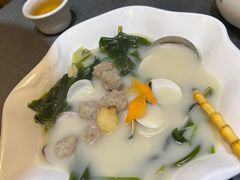 海带苗肉丸白贝汤-六个大厨·秘制粤菜(广州塔店)