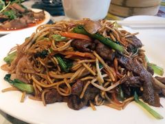 孜然牛肉炒面-古井假日酒店-古井面馆•淮上豆府(长江东路店)