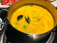 金黄咖喱海鲜锅-锅季·捞王旗下小火锅(虹桥火车站店)