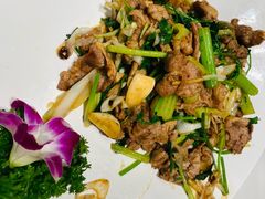 炝炒羊肉片-博望坡饭店(宜山路店)