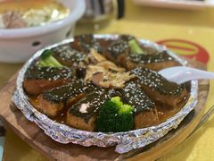 鮑汁翡翠豆腐-皮记海鲜1995(寮步店)