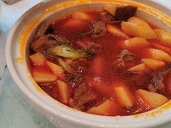 养生淮山焖牛腩-亢龙太子酒轩·花园店