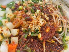 油泼面-手擀菠菜面(西康路店)