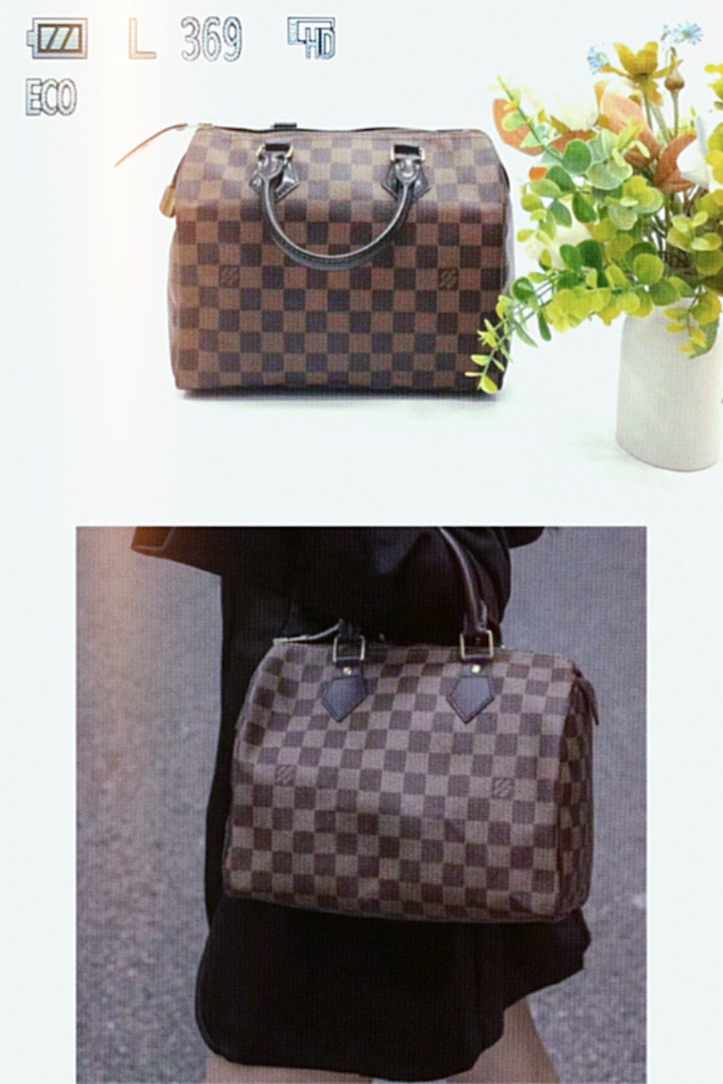 lv 路易威登 speedy25 棕色棋盘格