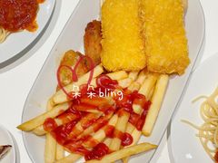 虾饼鸡翅薯饼薯条-宜家·瑞典风味餐厅(烟台路店)