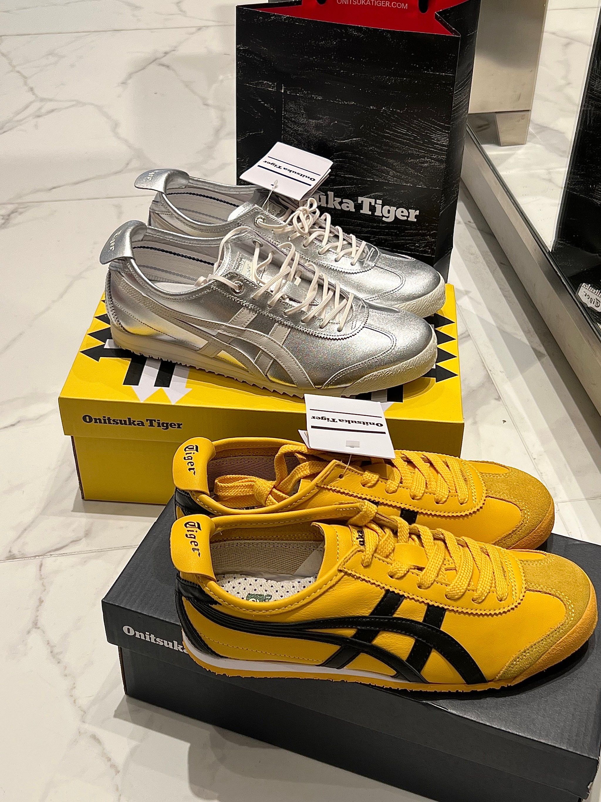 onitsuka tiger鬼冢虎小银鞋好好看🤩🩶