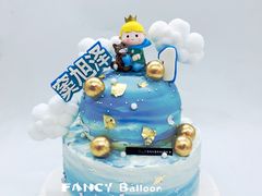 -卡比儿童蛋糕·心意定制·低脂零卡糖动物奶油FancyBALLOON(滨海店)
