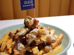 双重奶酪炸鸡棒薯条-简荟厨·西式简餐(花都雅乐城店)