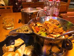 大虾鸡翅-民食香·腊排骨野生菌美食(木府店)