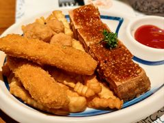 日式豆腐拼雪花肉串-十分牛西餐·牛扒专门店(光明广场店)