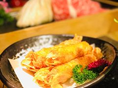 炸腐皮黑虎虾卷-湊湊火锅·茶憩(新中关购物中心店)