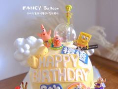 -卡比儿童蛋糕·心意定制·低脂零卡糖动物奶油FancyBALLOON(滨海店)