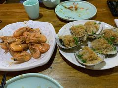 蒜蓉粉丝蒸生蚝-南海渔家•海鲜•正宗海南菜(海棠湾店)