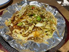 铁板圆白菜水晶粉-金豆角砂锅焖面(安贞店)