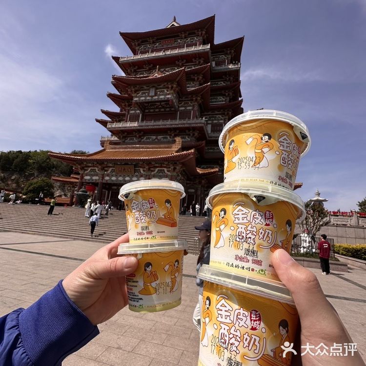 在宝莲寺吃到了这一口！跟普通的酸奶真不一样