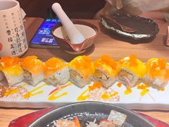 芒果三文鱼寿司-隐月· 㐂和食屋(芝罘万达公馆店)