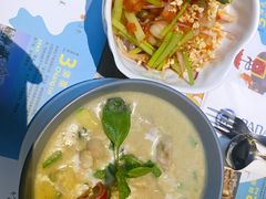 中部绿咖喱鸡肉-帕蓝·暹罗料理(曲阳店)