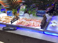 自助取餐区-锤头鲨毛肚海鲜烤肉自助餐厅(国购广场店)