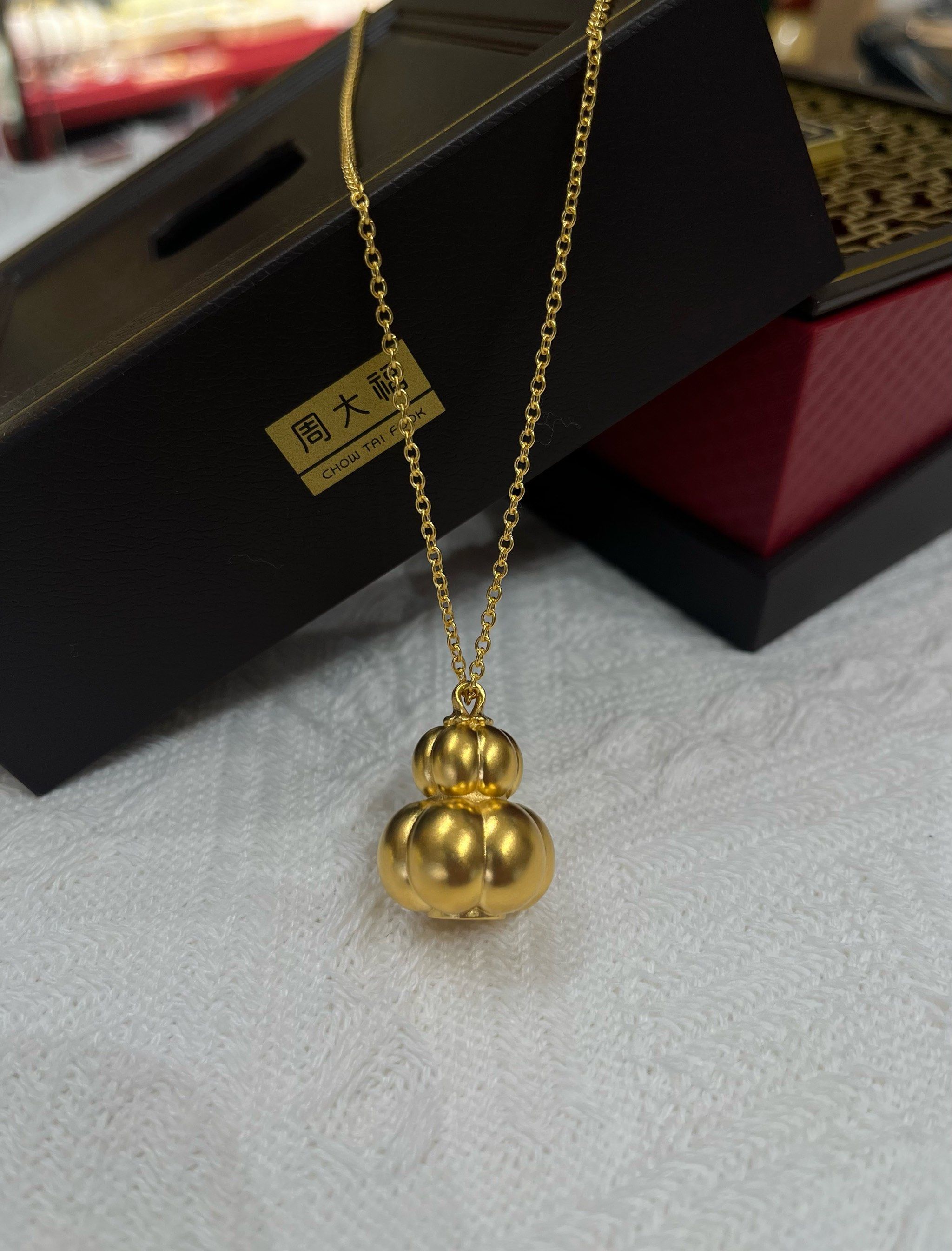 周大福新品传承葫芦项链