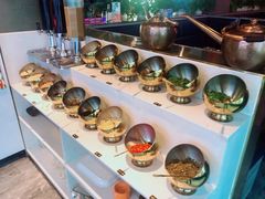 自助调料区-曲曲辣凉茶火锅(和田二街店)