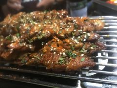 烤五花肉-老表记广西宵夜螺蛳鸭脚煲(西大店)