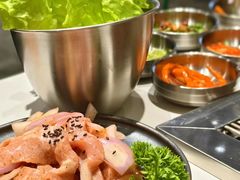 -山野的朋友露营炭火烤肉