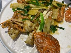 姜葱炒蟹-百年恒益烧腊海鲜酒家·非遗传承(广州黄埔店)