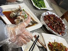 石头鱼-阿清嫂农家乐.黎窑烤鸡