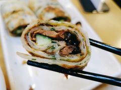葱饼卷牛肉-台北楚楚园馅饼粥(虹桥南丰城店)