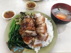 烧鸭烧肉双拼饭-大聪烧鹅快餐店(梅林店)