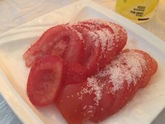 凉拌西红柿-小李子油焖大虾(南浦店)