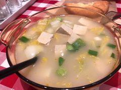 鸡汤小白菜煮豆腐-西贝(上海中心店)