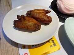 秘制烤鸡翅-猪啊牛呀羊啊铜盘烤肉(正大广场店)