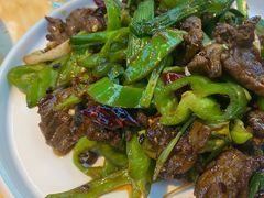 尖椒炒肉-塔里木新疆饭店(新北万达店)