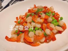 清朝手剥河虾仁配黑醋粒-鲤院·新中式美学·庭院餐厅(夫子庙店)