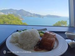 照燒三文魚配絲苗白飯-湾景餐厅(海洋公园店)