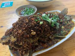 热拌土鲫鱼-人和水上飘(第一家店)