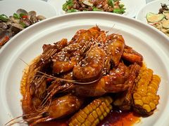 油焖金钱虾-老阿爸鲜鱼土菜(园区永旺店)