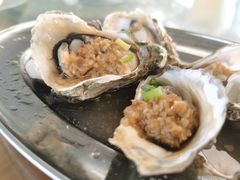 蒜蓉蒸生蚝-七鲜渔港美食餐厅(巽寮湾海景店)