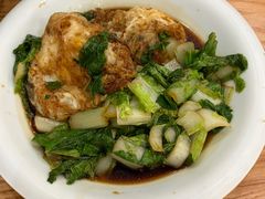 青菜炒荷包蛋-23号墙门菜(狮虎桥店)