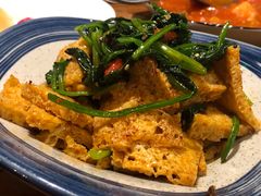 菠菜拌面筋-阿罗新疆菜(人民广场店)