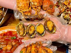 -东来菜馆•手抓海鲜家常菜•海鲜锅贴(鸽子窝店)