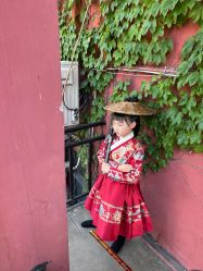 -后宫·古装汉服京剧儿童亲子全家福摄影