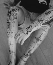 -刺客纹画·纹身·洗纹身.穿孔饰品