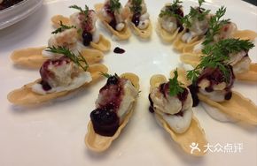 Blueberry Shrimp Balls