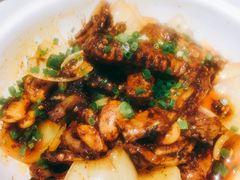 干锅菌肝肥肠-六月雪干锅(绵阳凯德广场店)
