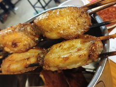 招牌秘烤鸡翅-炒豆合作社(东四总店)