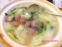 手打牛丸煲淋奶白菜-岭南海晏楼(东晓南店)