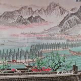 清华大学艺术博物馆 参观白雪石美术作品展 