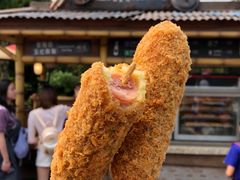 玉米热狗-烘焙小餐车